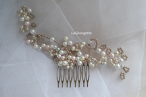 LeGeorgette 8_Accesoriu par pieptan Perle Perlute
